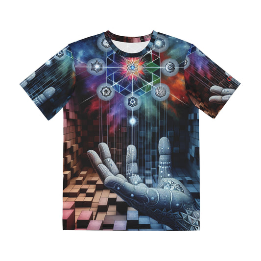 Cosmic Hand Geometric Tee