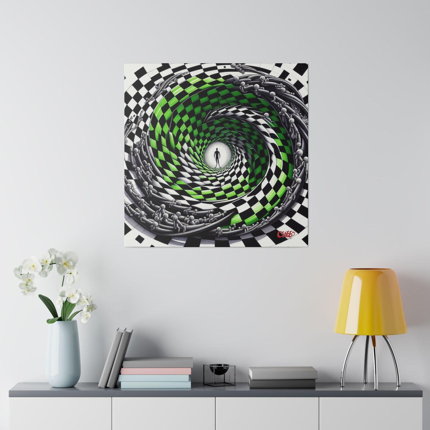 Surreal Vortex Illusion Canvas