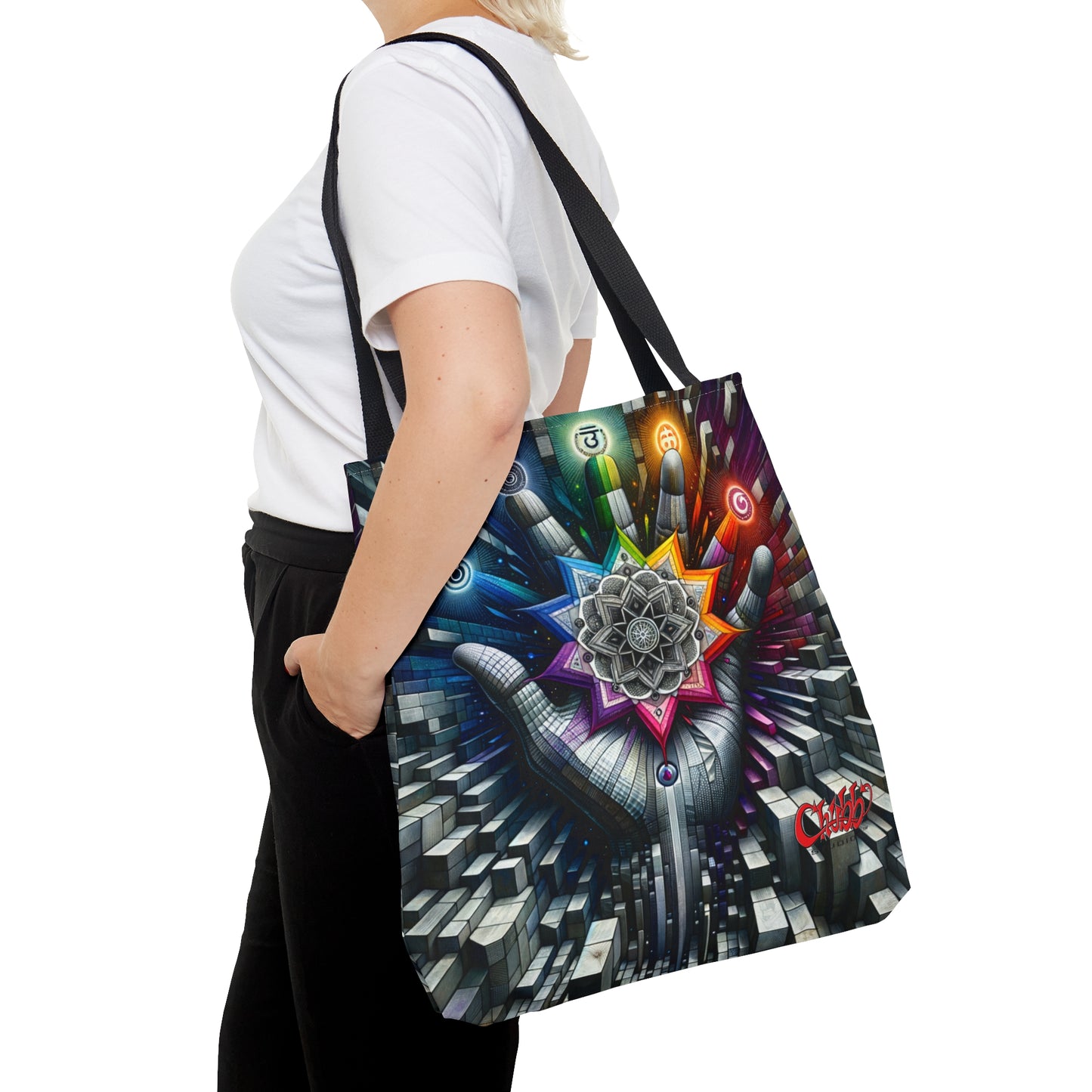 Cosmic Mandala Tote Bag