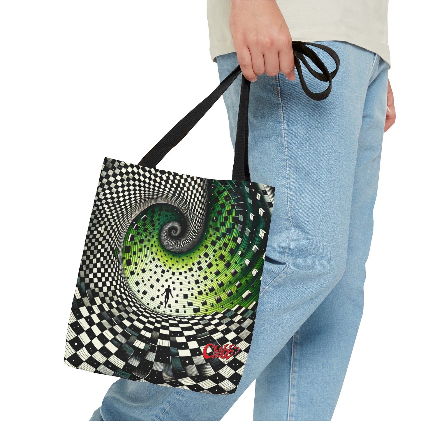 Hypnotic Vortex Tote Bag