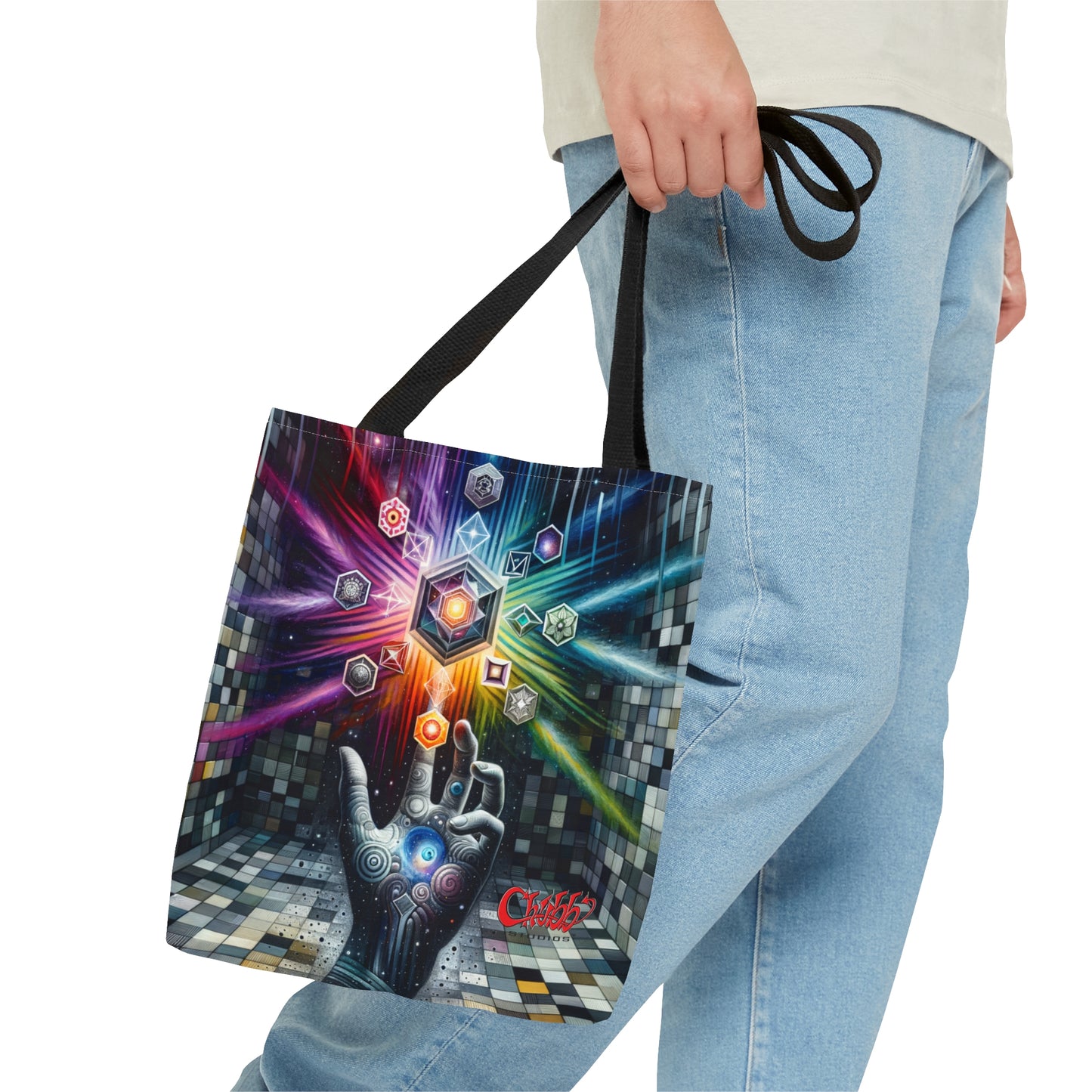 Cosmic Hand Tote Bag