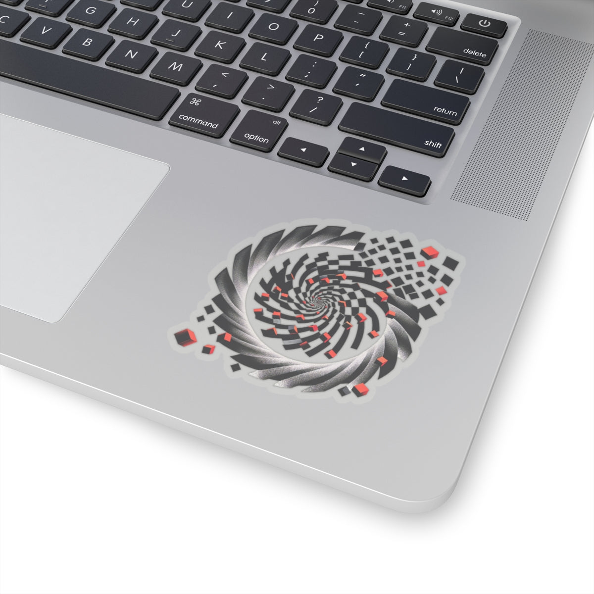 Hypnotic Spiral Illusion Sticker