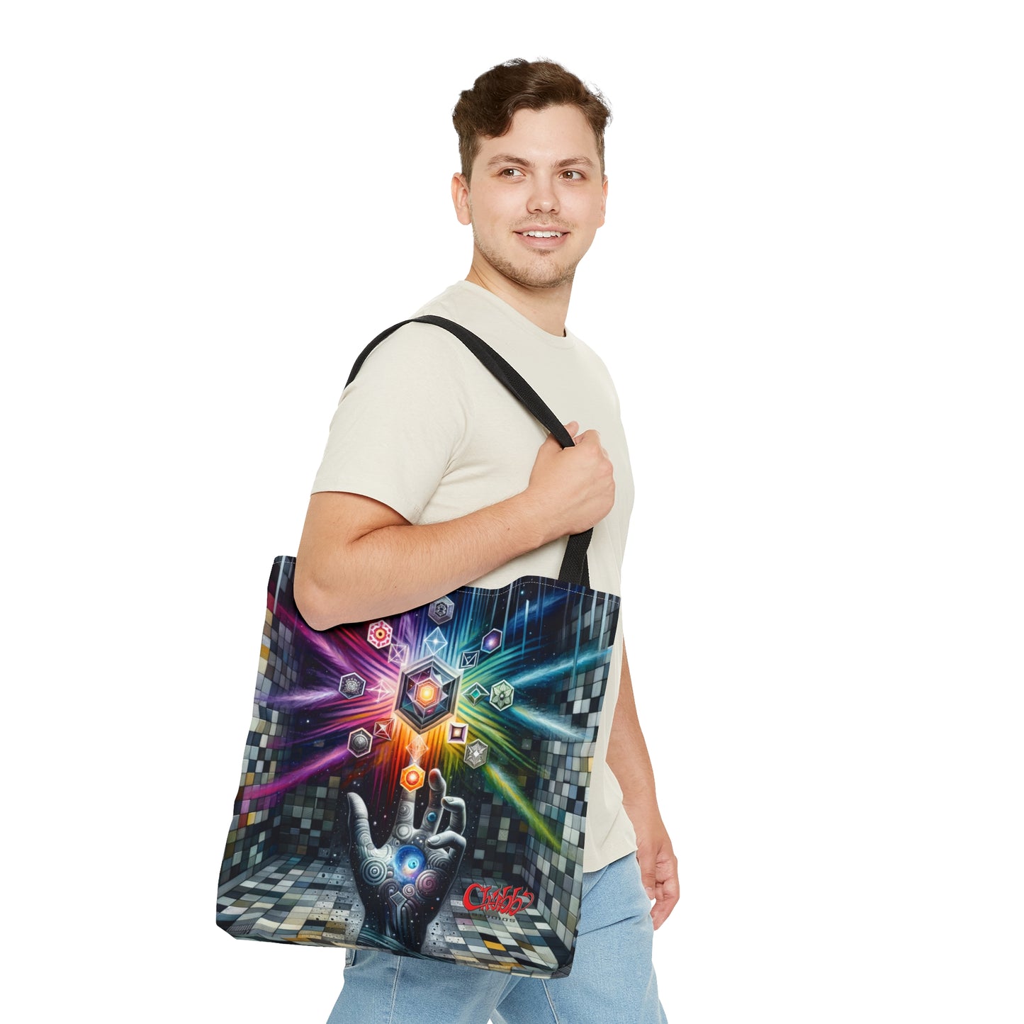 Cosmic Hand Tote Bag