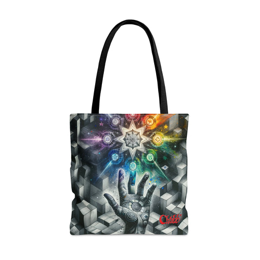 Cosmic Hand Tote Bag