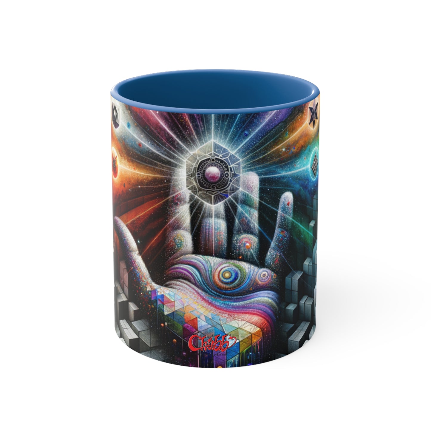 Cosmic Voyage Escher-Inspired Accent Coffee Mug