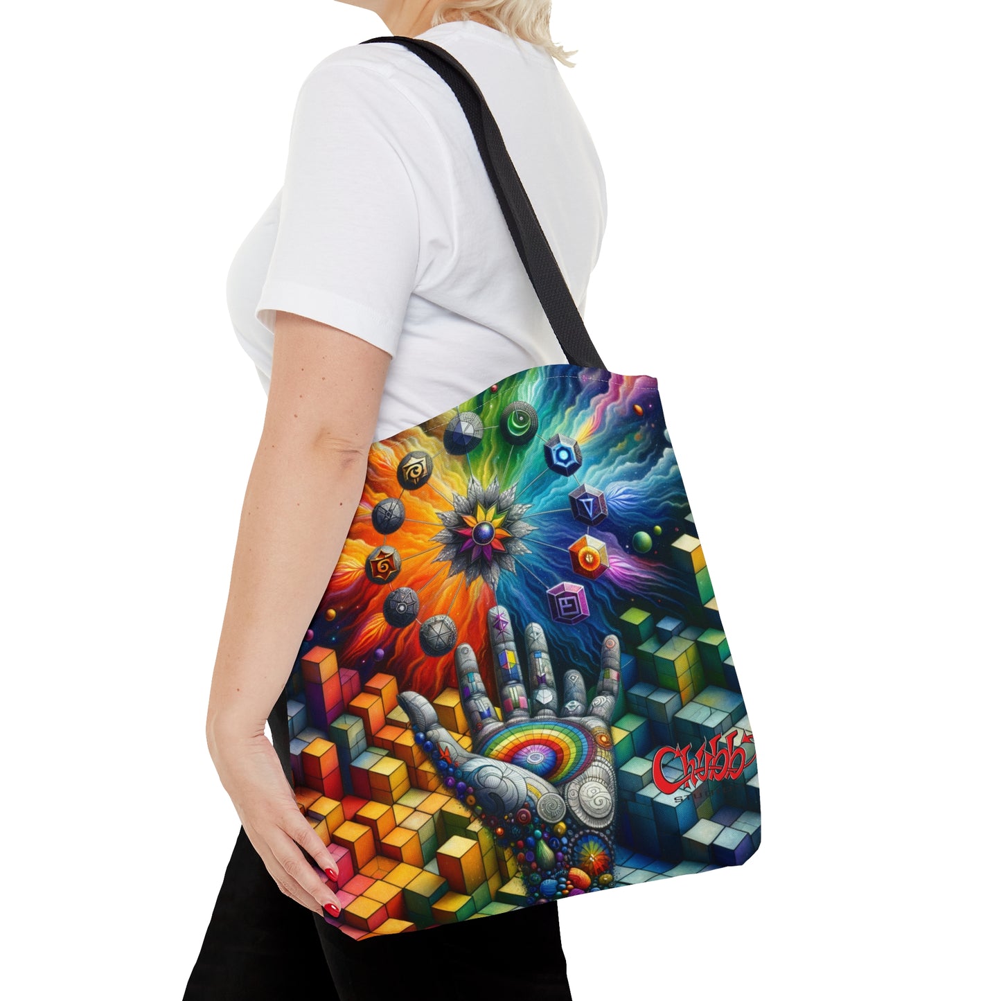 Cosmic Hand Tote Bag