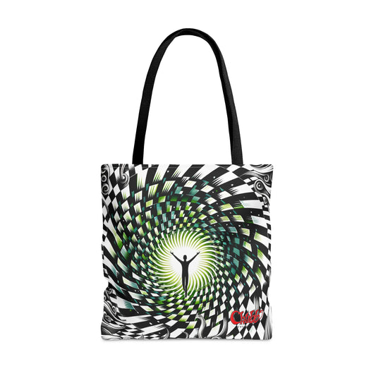 Hypnotic Vortex Tote Bag