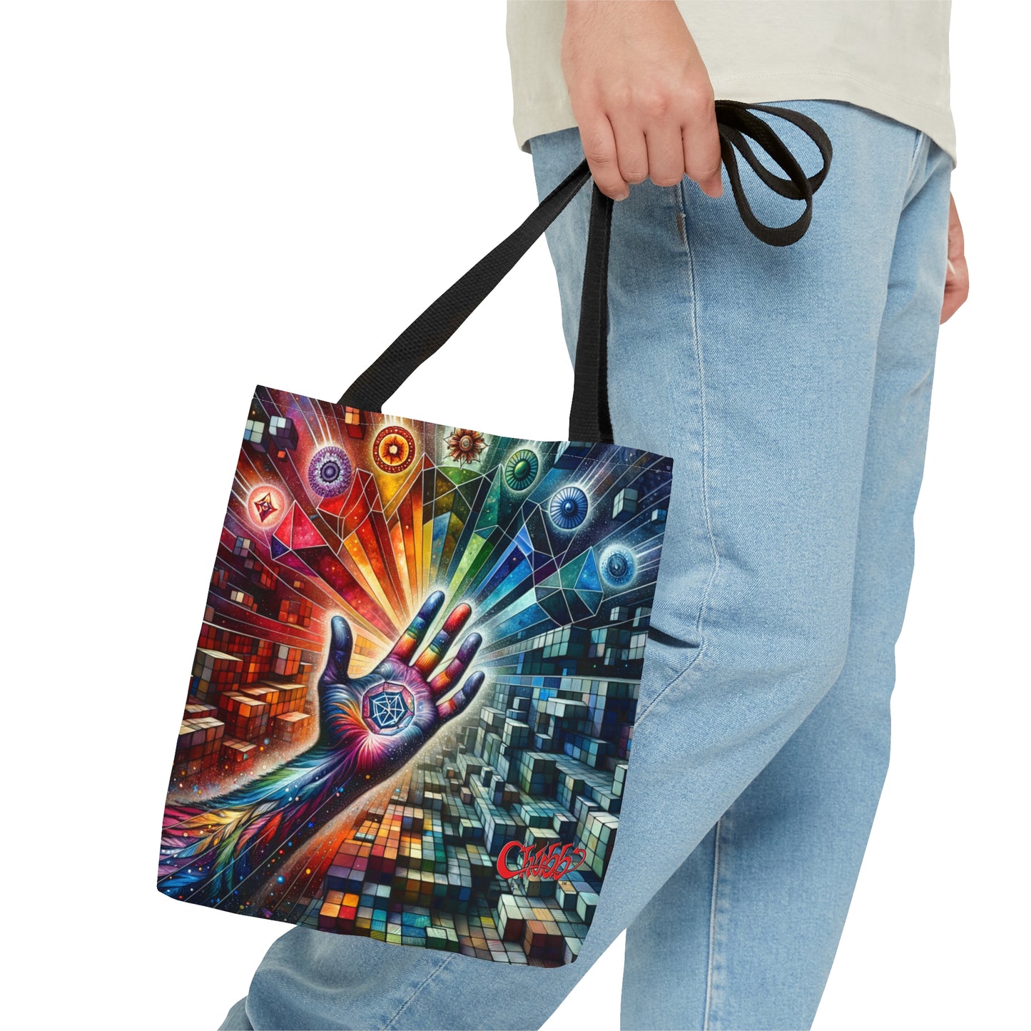 Cosmic Hand Tote Bag