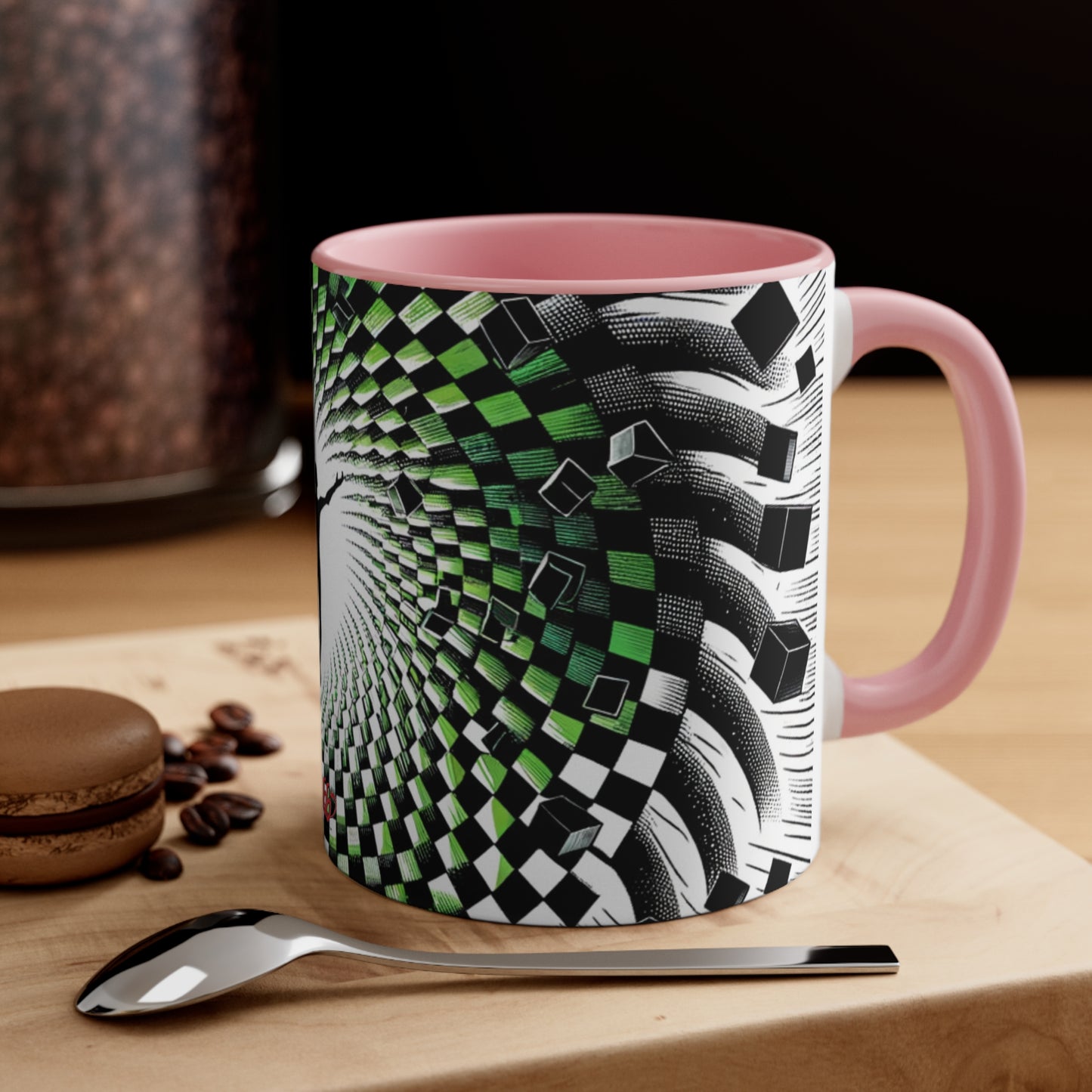 Surreal Vortex Illusion Accent Coffee Mug