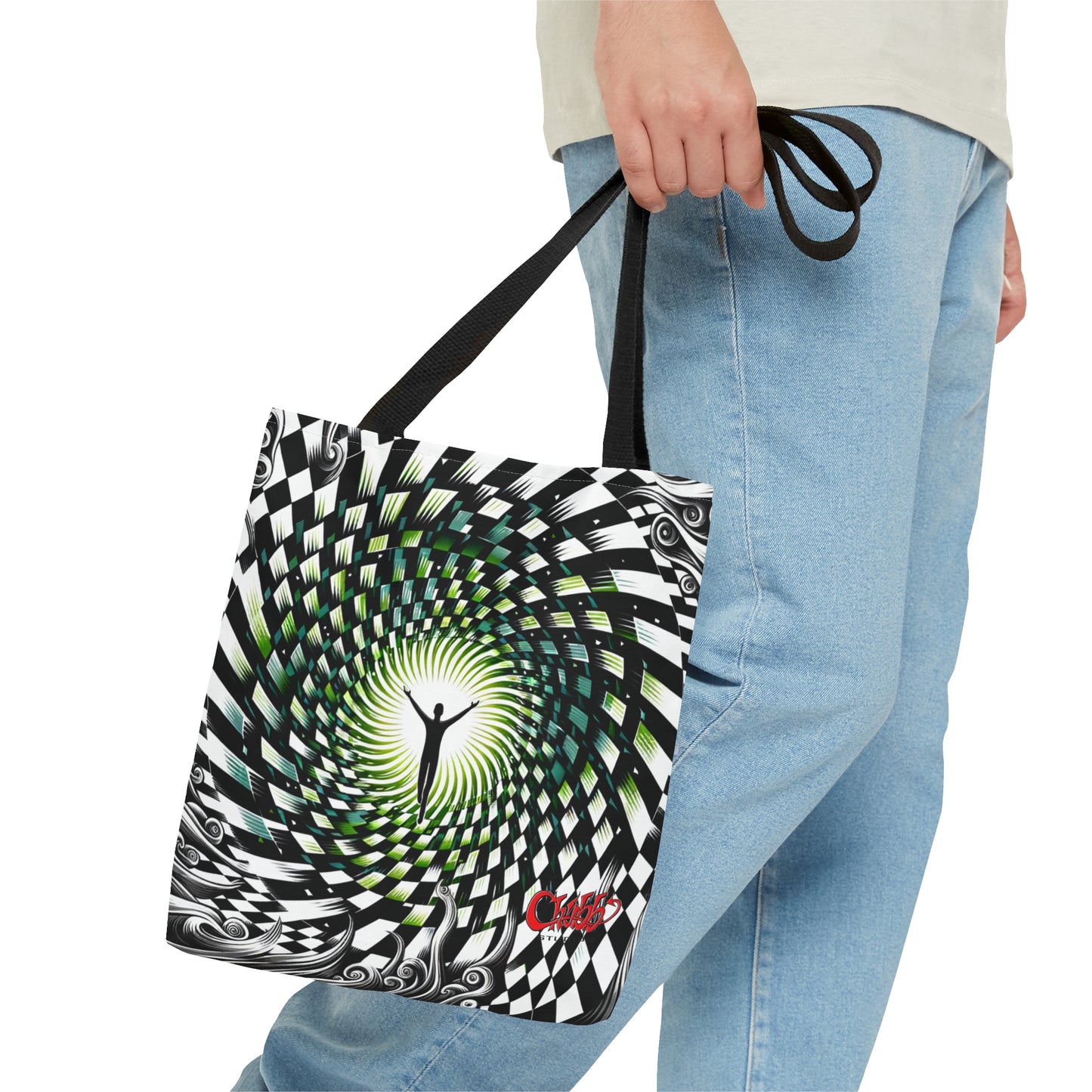 Hypnotic Vortex Tote Bag