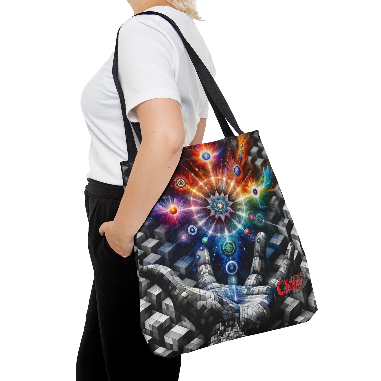 Cosmic Hand Tote Bag