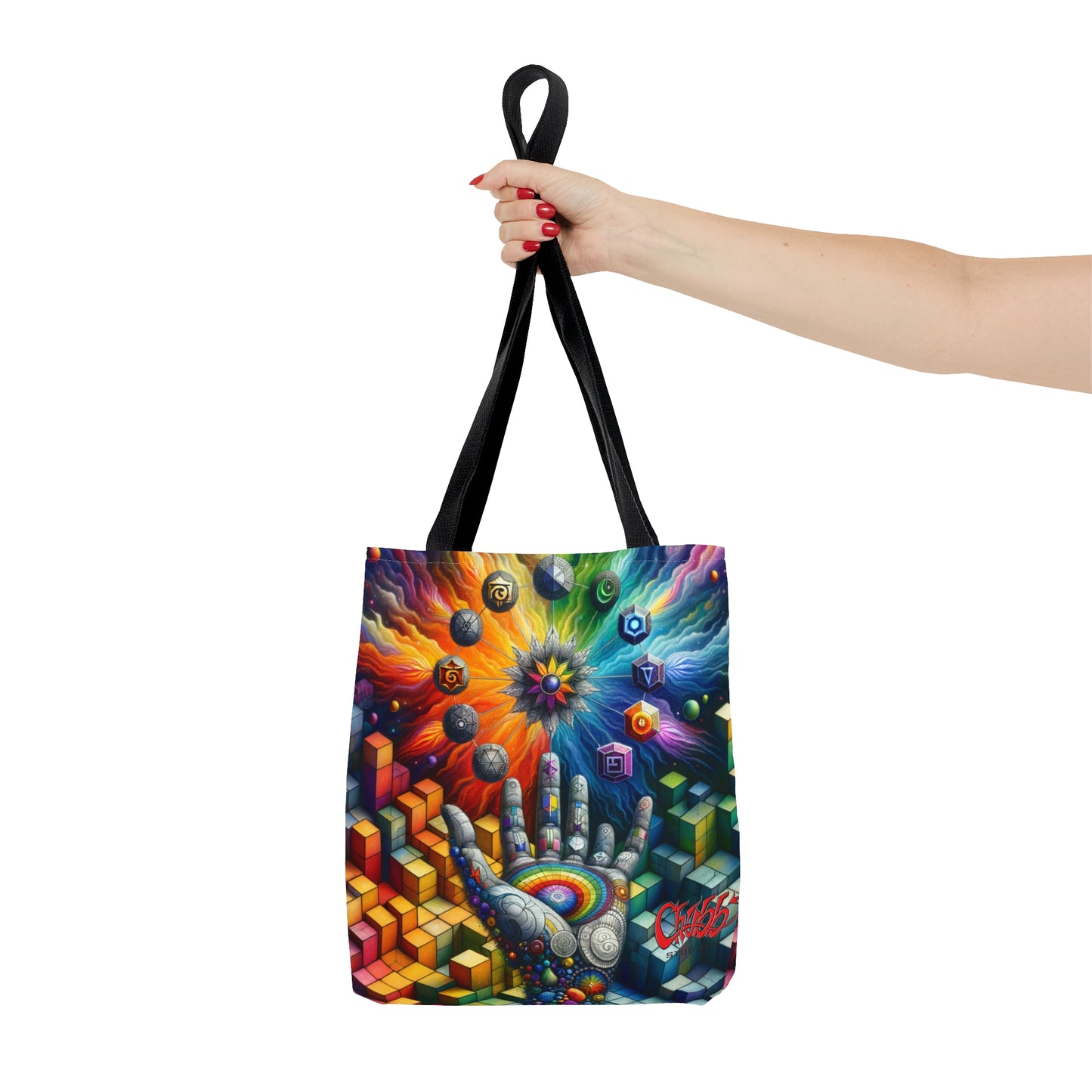 Cosmic Hand Tote Bag