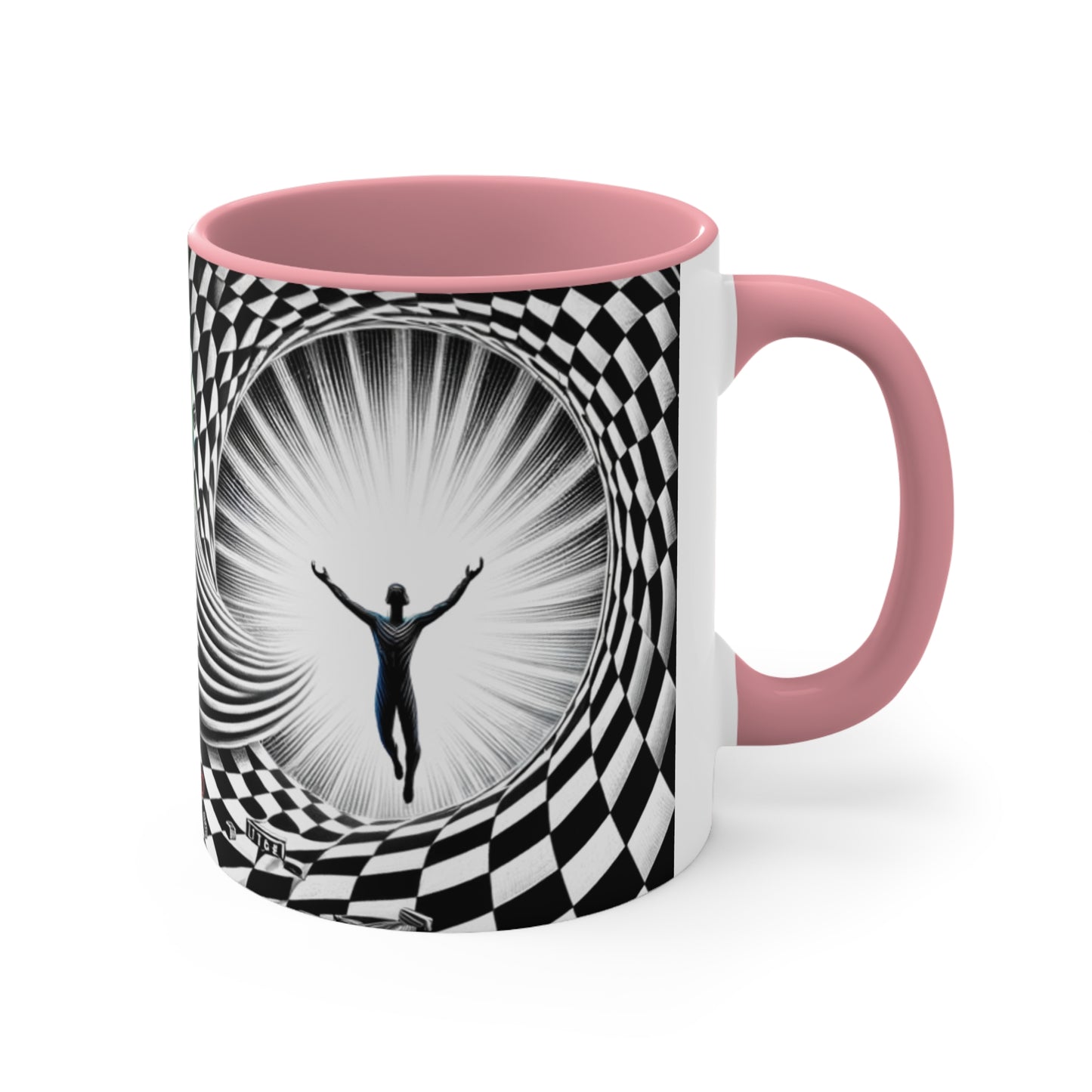 Surreal Vortex Illusion Accent Coffee Mug