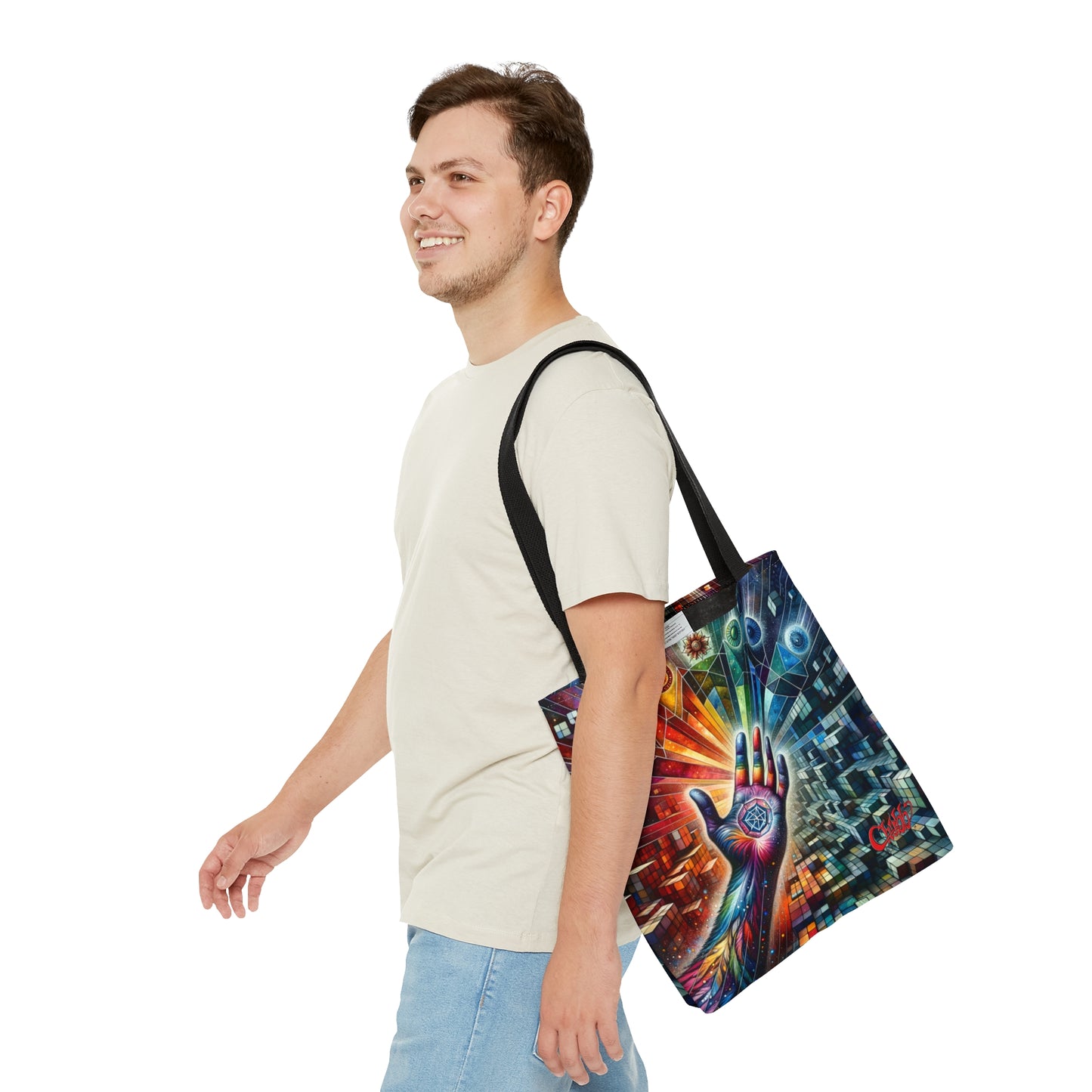 Cosmic Hand Tote Bag