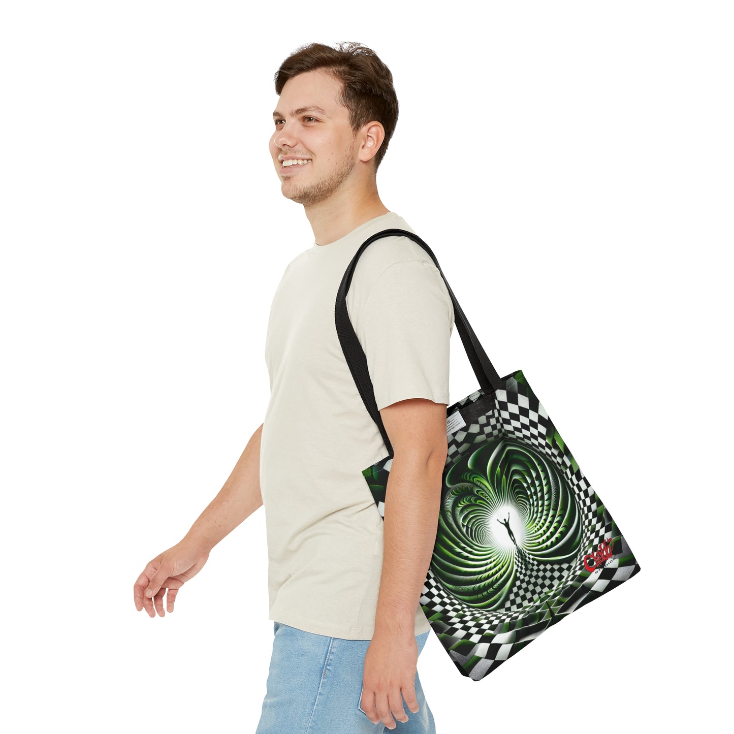 Hypnotic Vortex Tote