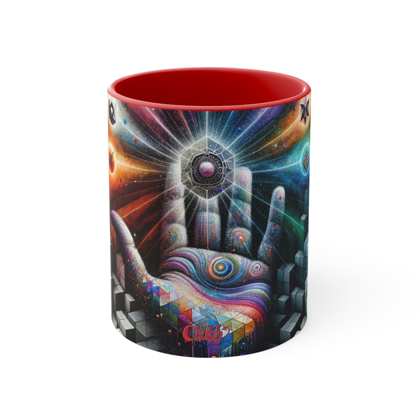 Cosmic Voyage Escher-Inspired Accent Coffee Mug