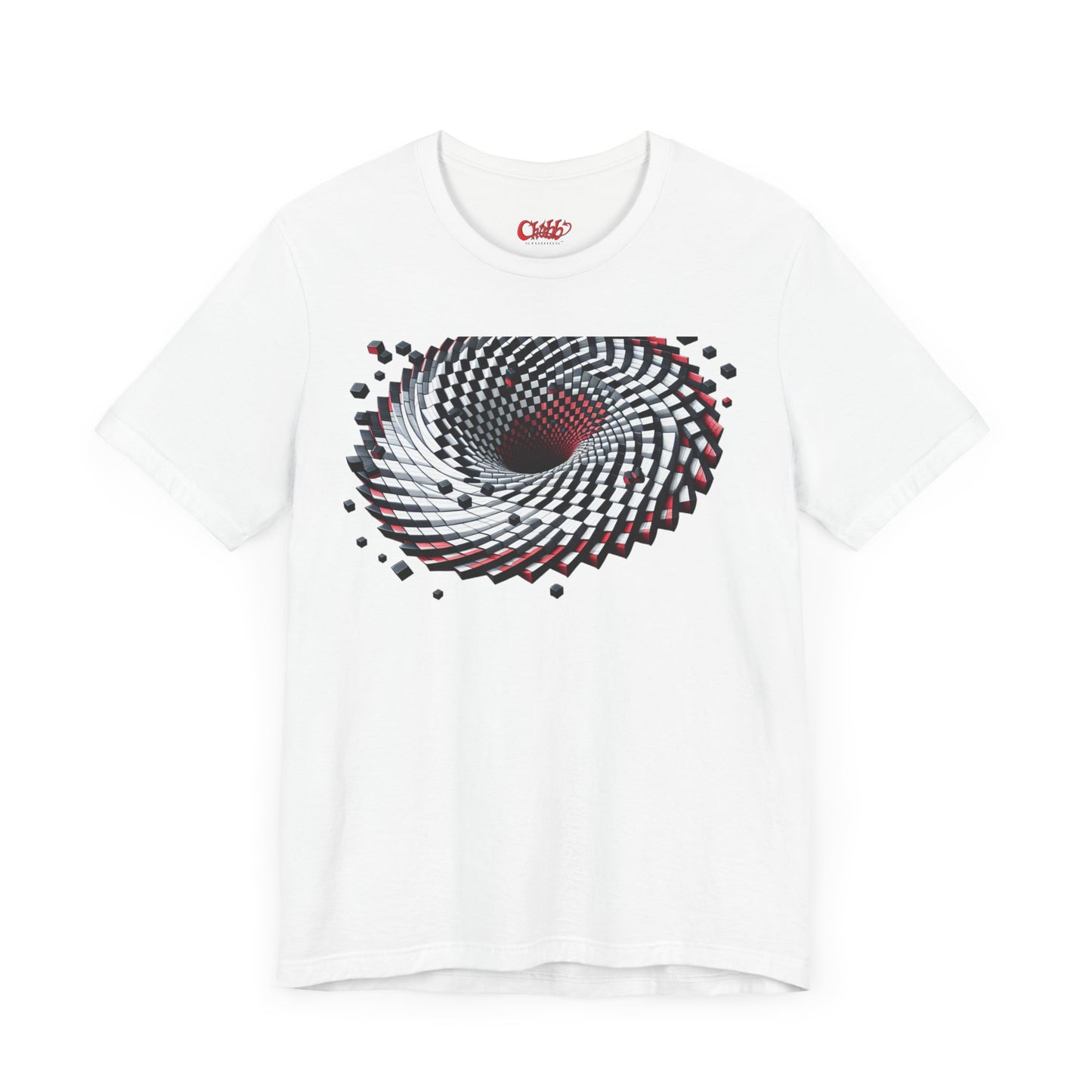 Hypnotic Vortex Geometric Illusion T-Shirt