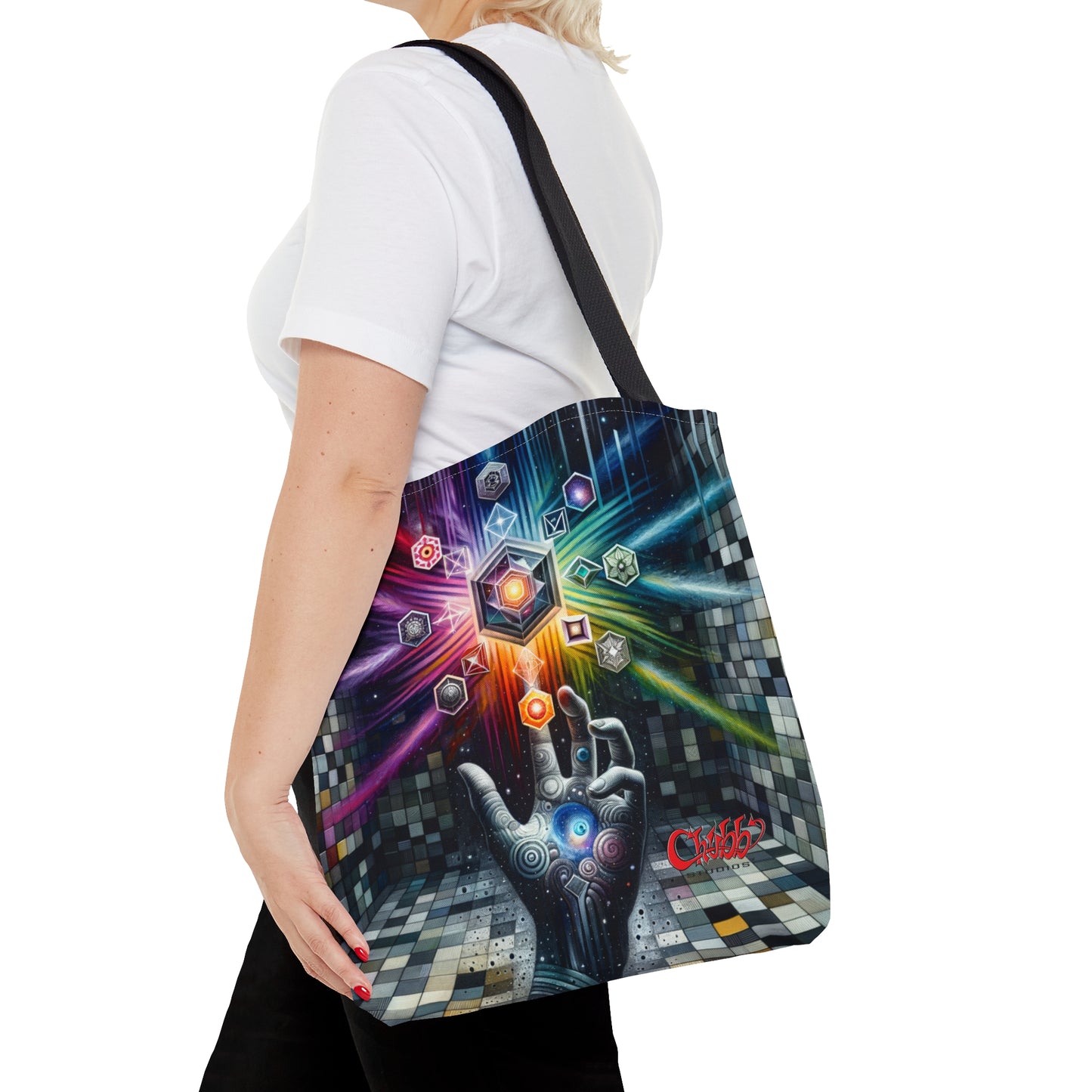 Cosmic Hand Tote Bag