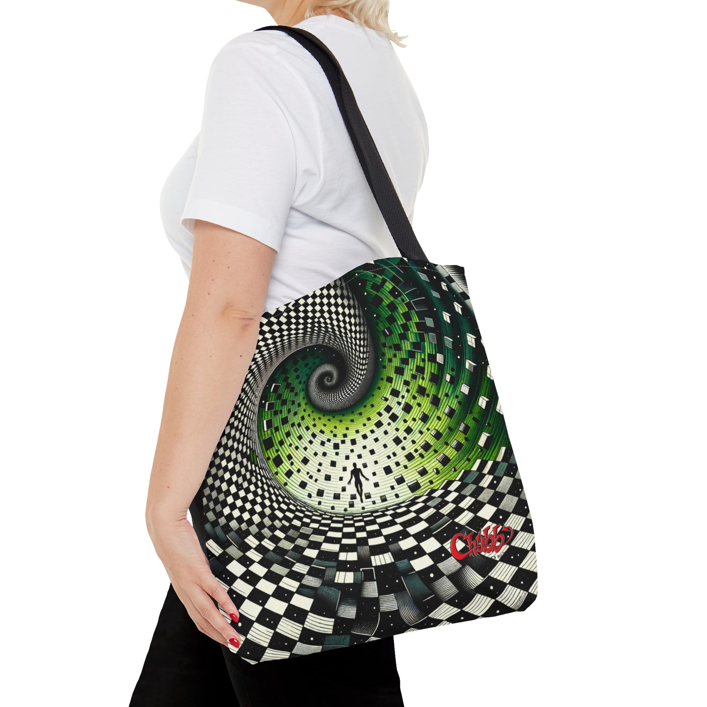 Hypnotic Vortex Tote Bag