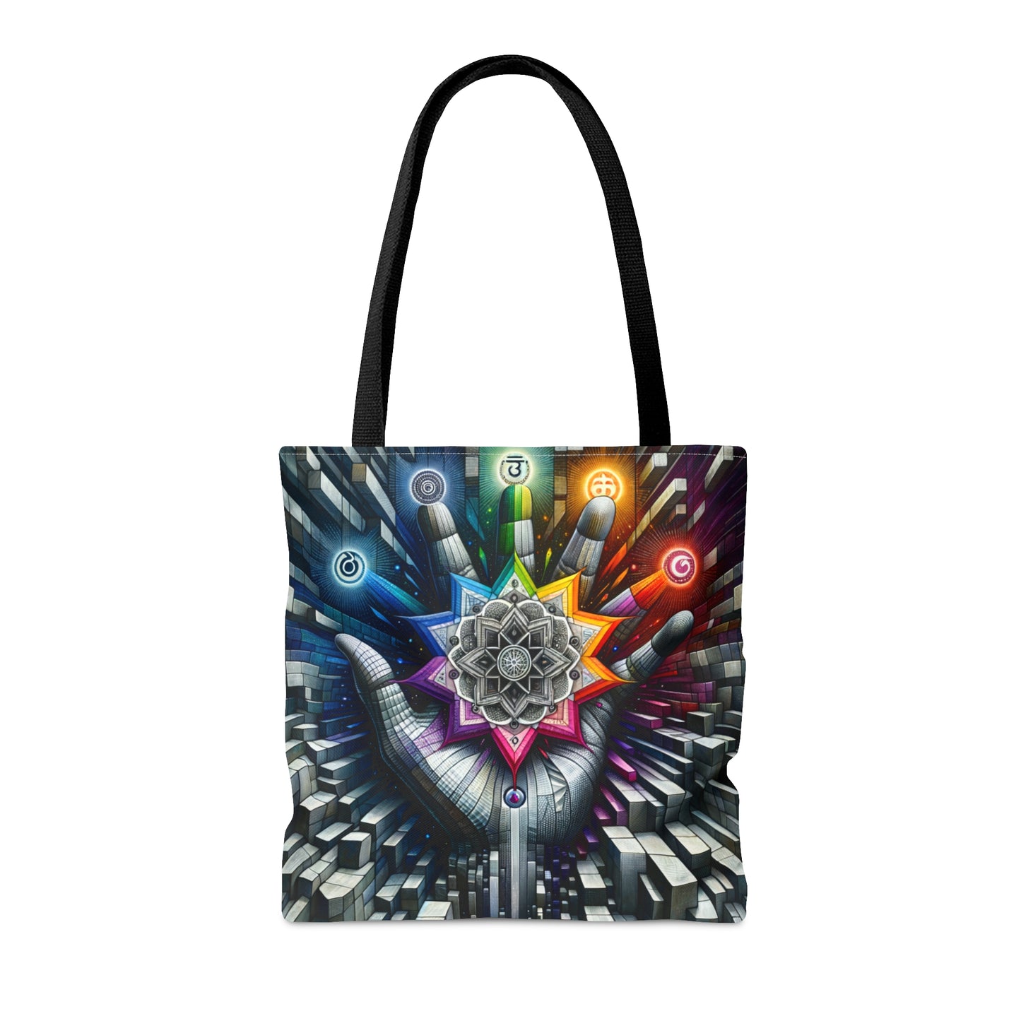 Cosmic Mandala Tote Bag