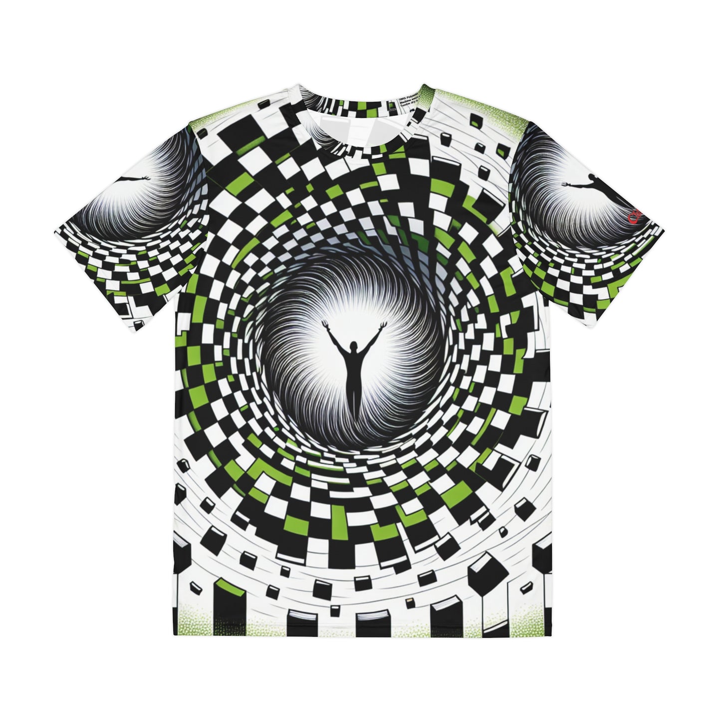 Vortex Illusion Graphic Tee