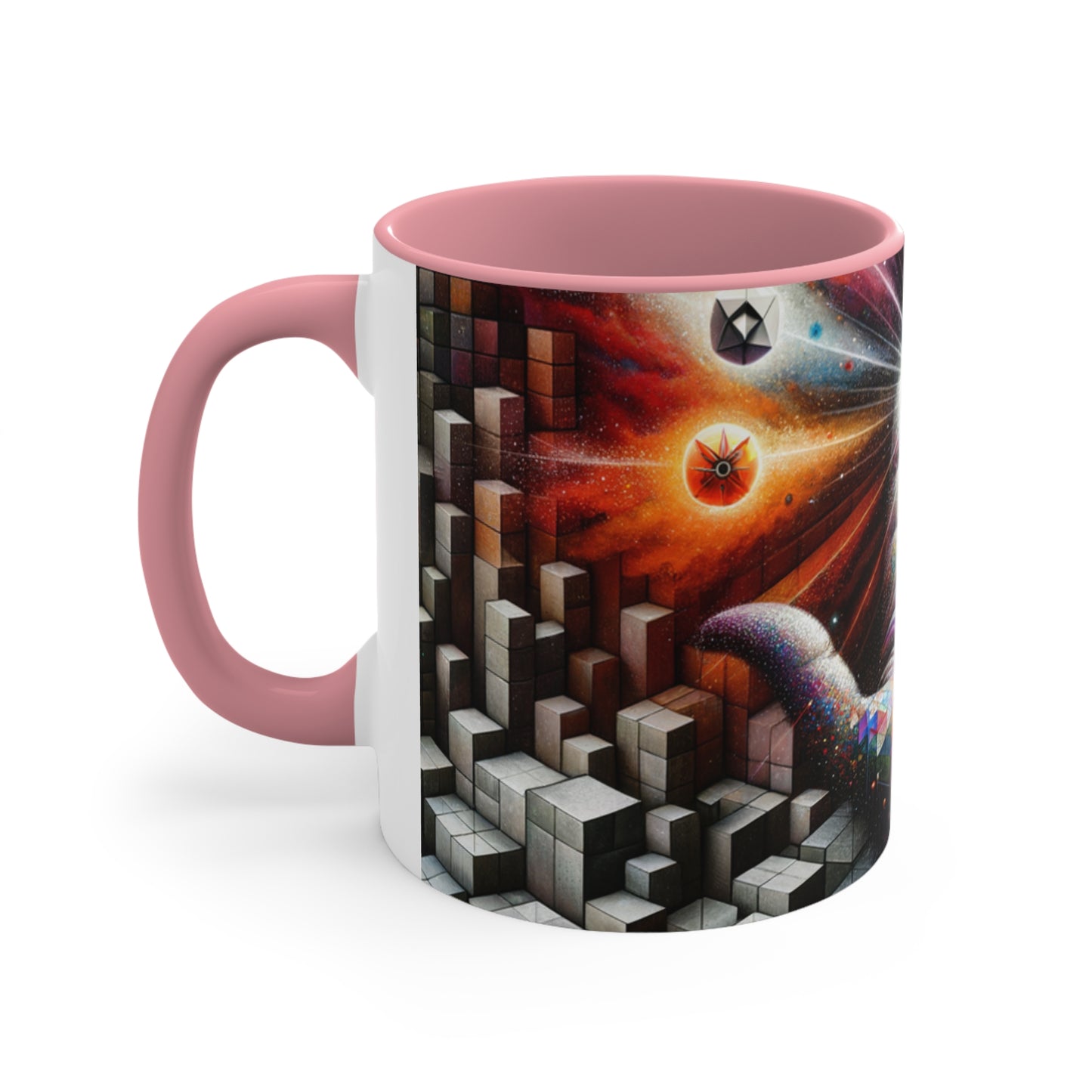 Cosmic Voyage Escher-Inspired Accent Coffee Mug