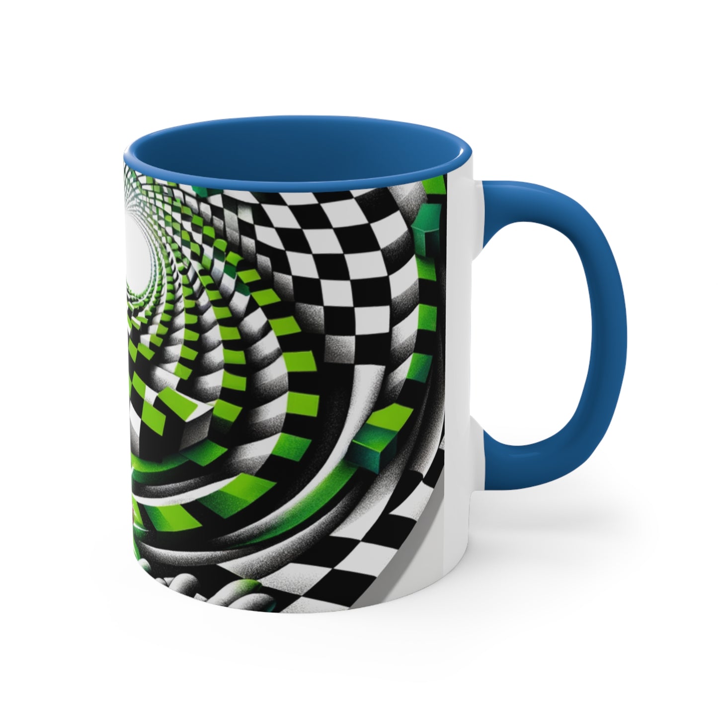 Surreal Vortex Illusion Accent Coffee Mug