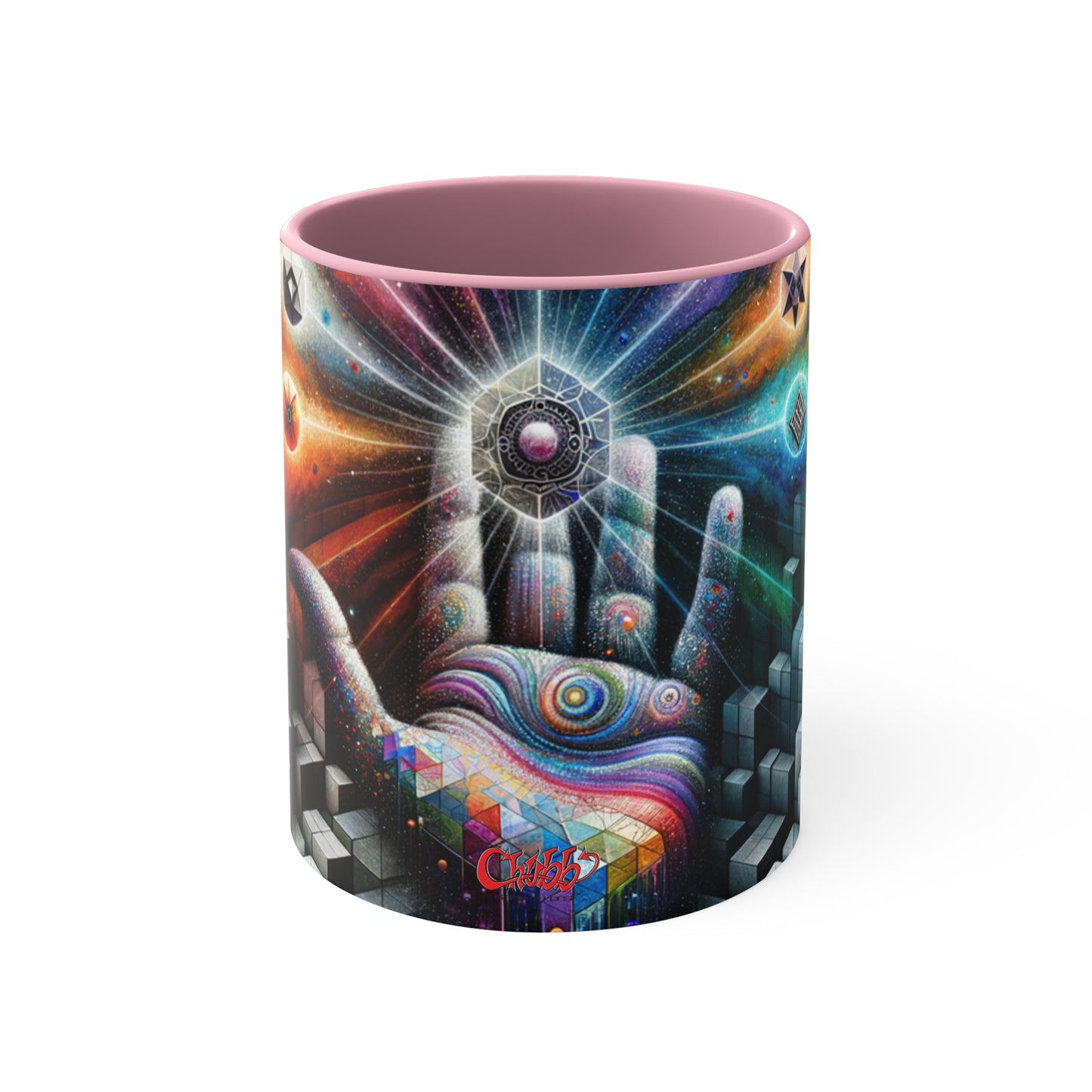 Cosmic Voyage Escher-Inspired Accent Coffee Mug