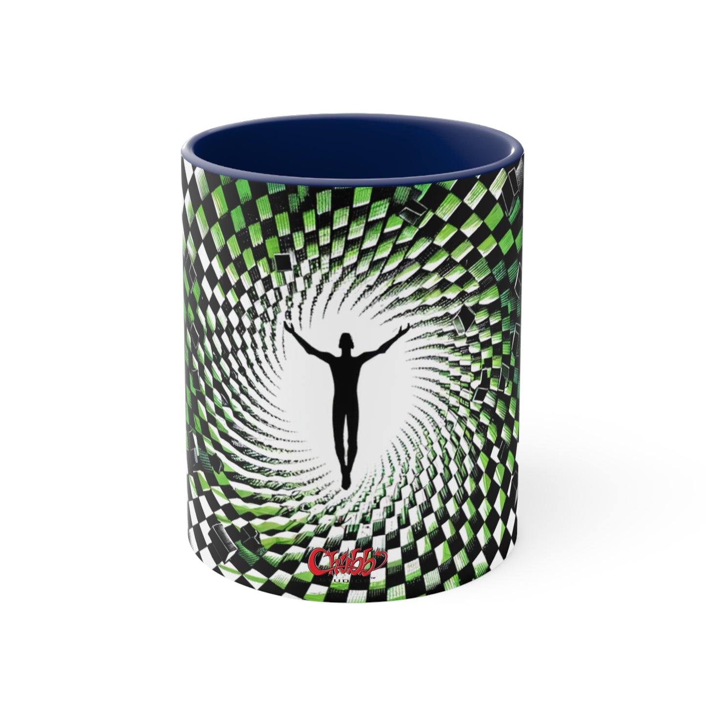 Surreal Vortex Illusion Accent Coffee Mug