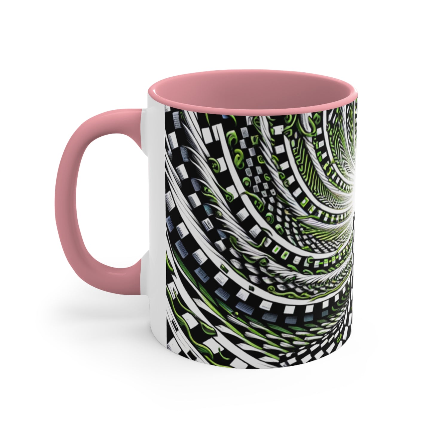 Surreal Vortex Illusion Accent Coffee Mug