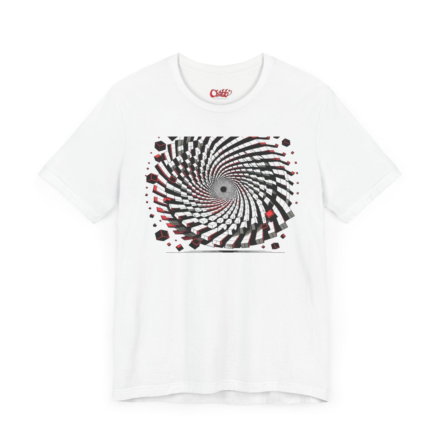 Hypnotic Vortex Geometric Illusion T-Shirt