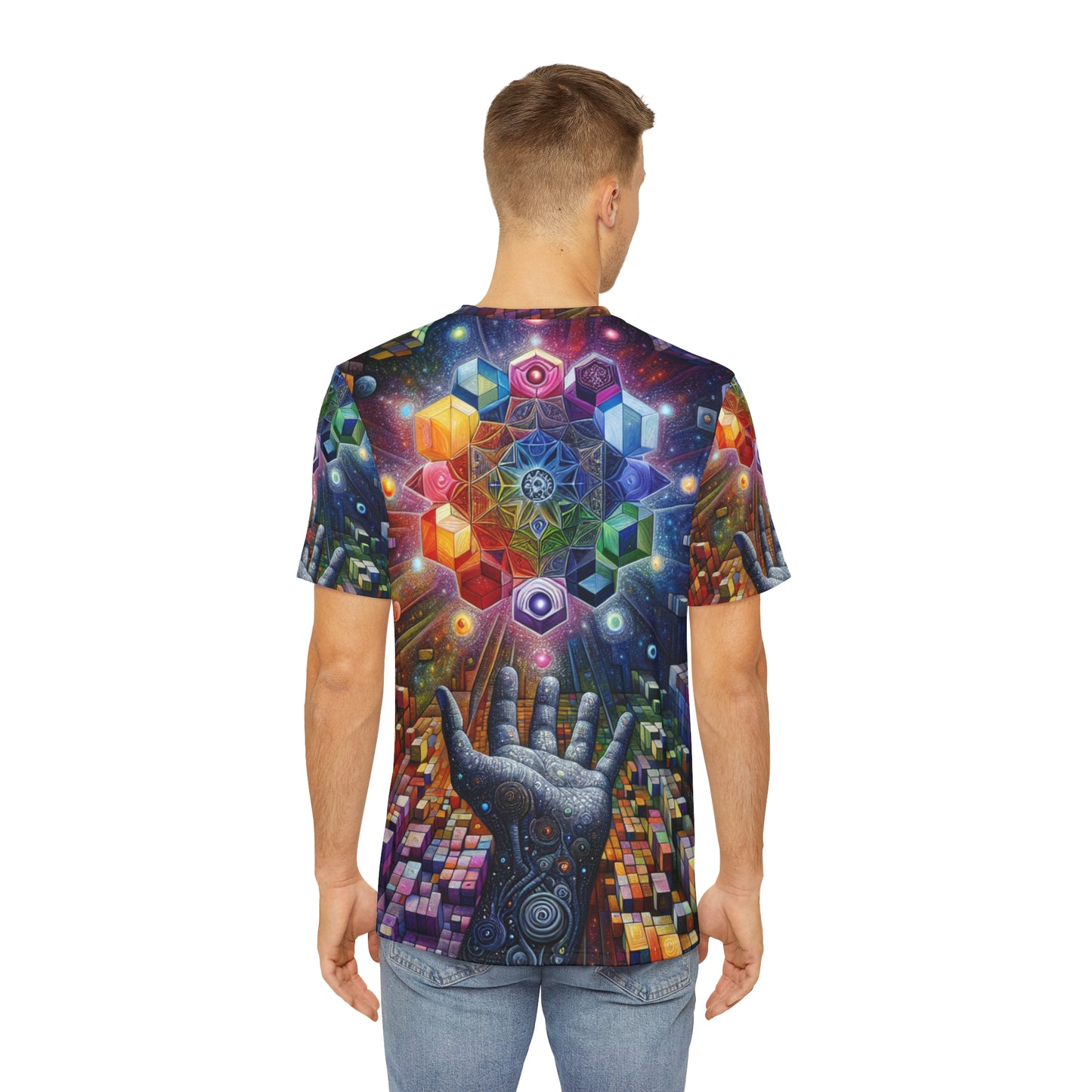 Cosmic Hand Mandala Tee