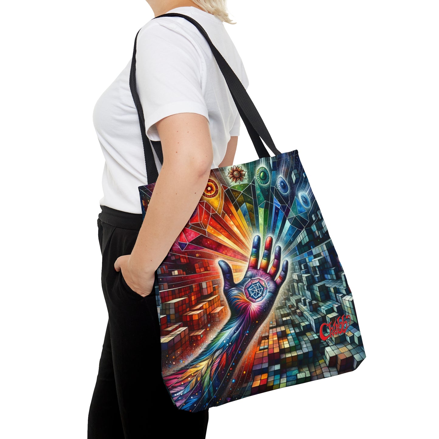 Cosmic Hand Tote Bag