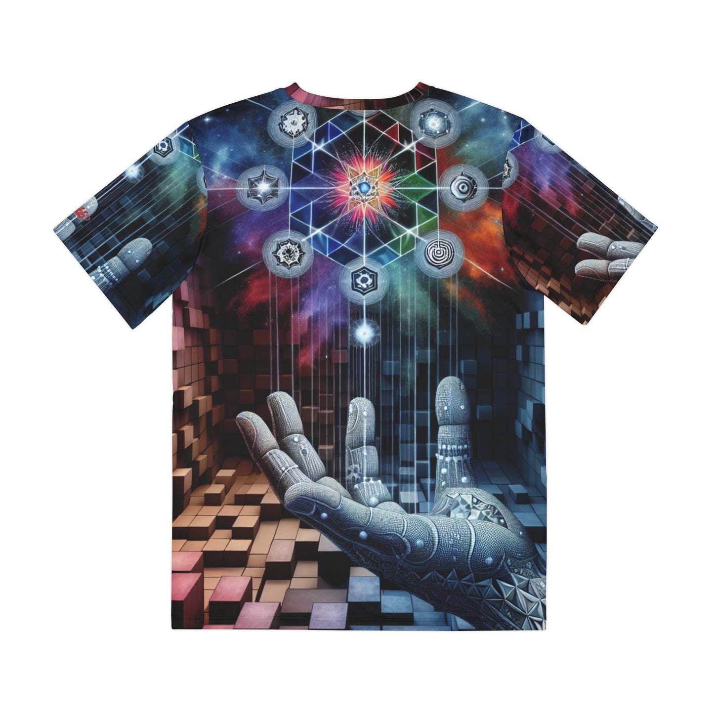 Cosmic Hand Geometric Tee