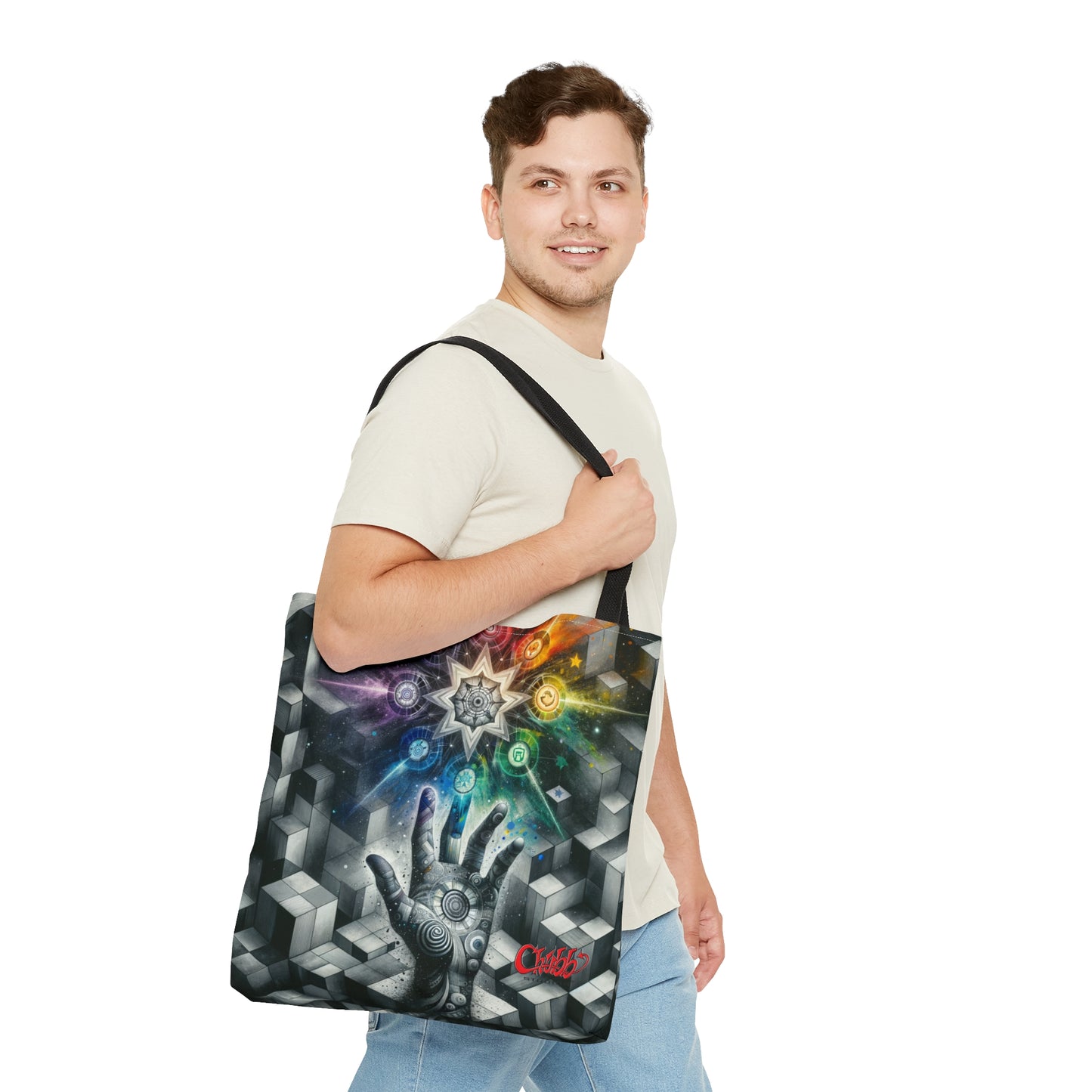 Cosmic Hand Tote Bag