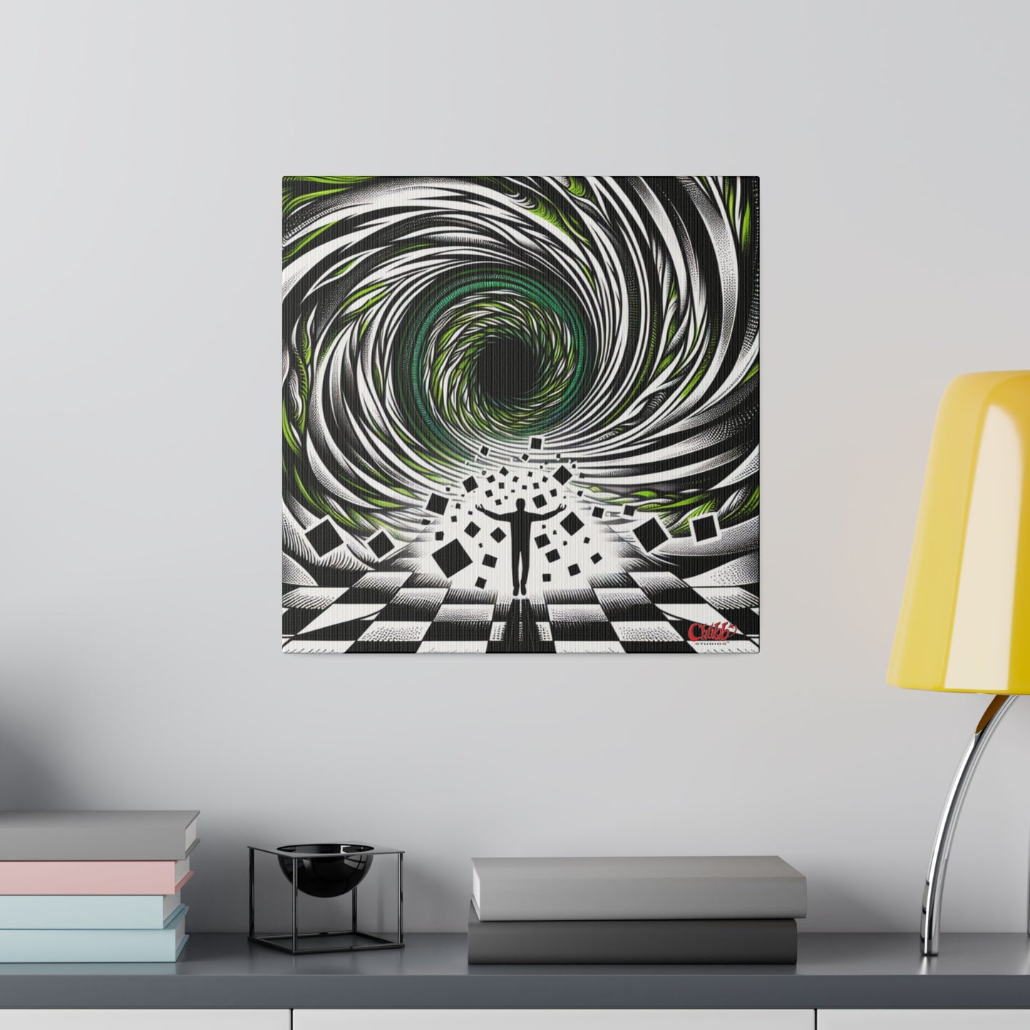 Hypnotic Vortex Canvas