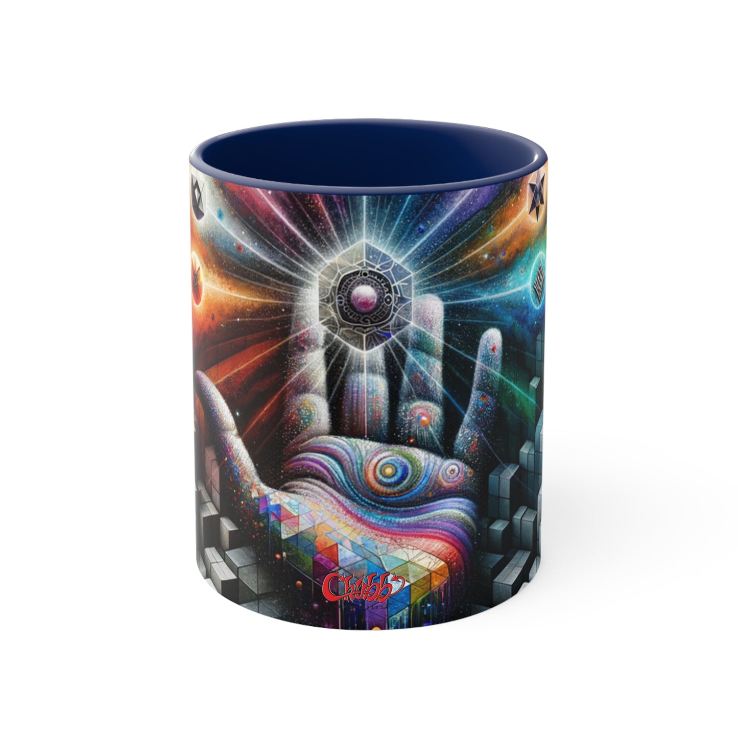 Cosmic Voyage Escher-Inspired Accent Coffee Mug