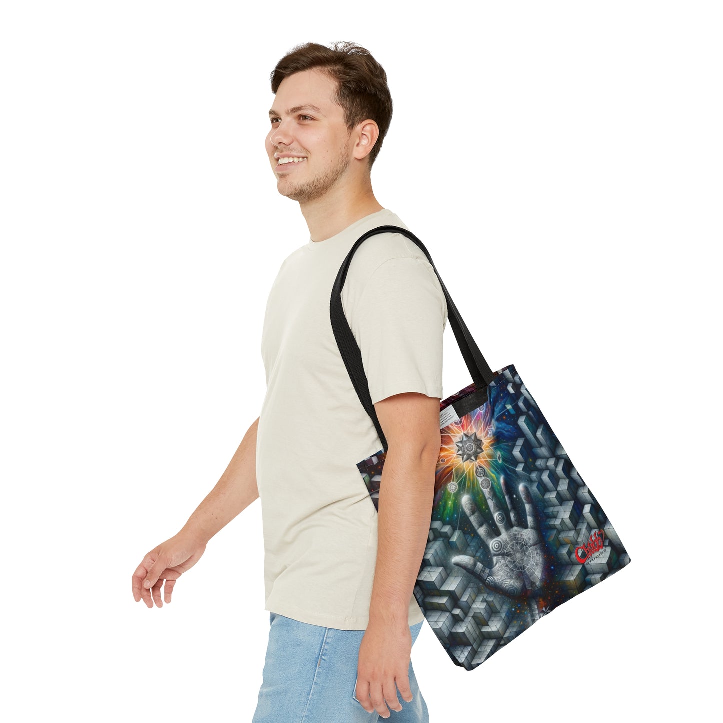 Cosmic Hand Tote Bag